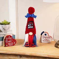 Northlight 13" Home Of The Brave - Red And Blue Gnome