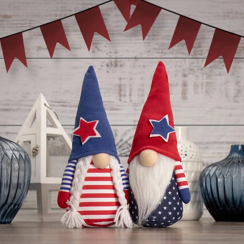Northlight 10.5" Americana Boy Gnome
