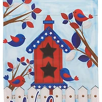 Northlight 18" Birds And Birdhouse "Welcome" Outdoor Garden Flag