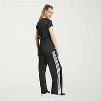 adidas Womens Wide Leg High Rise Regular Fit Track Pant