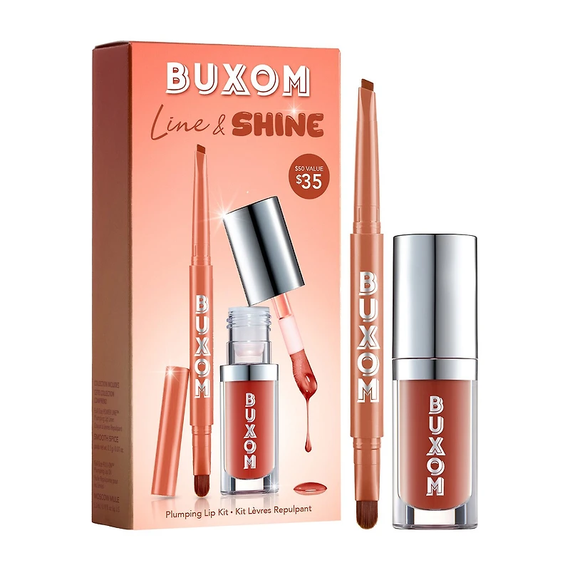 Buxom Line And Shine Lip Oil And Liner Duo