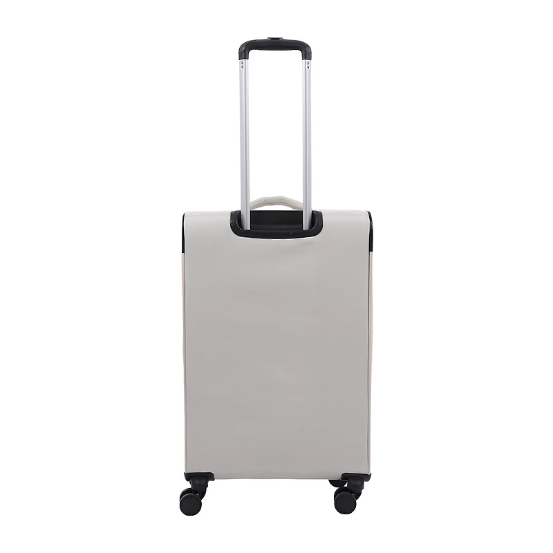 Martha Stewart 25 Inch Softside Expandable Checked Spinner Luggage
