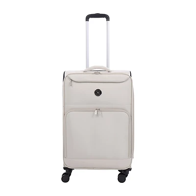 Martha Stewart 25 Inch Softside Expandable Checked Spinner Luggage