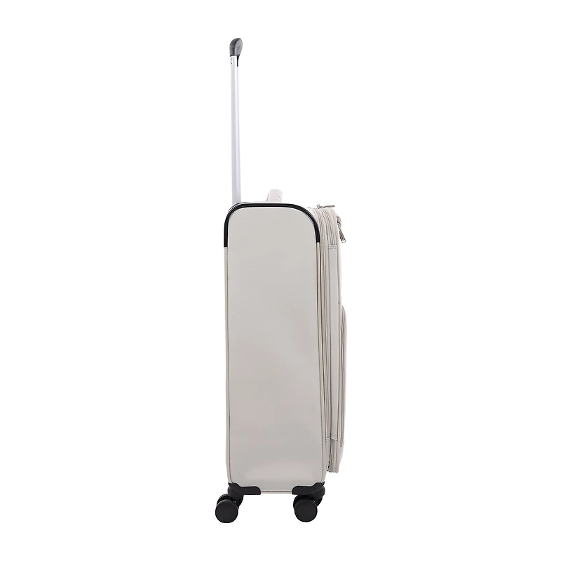 Martha Stewart 25 Inch Softside Expandable Checked Spinner Luggage