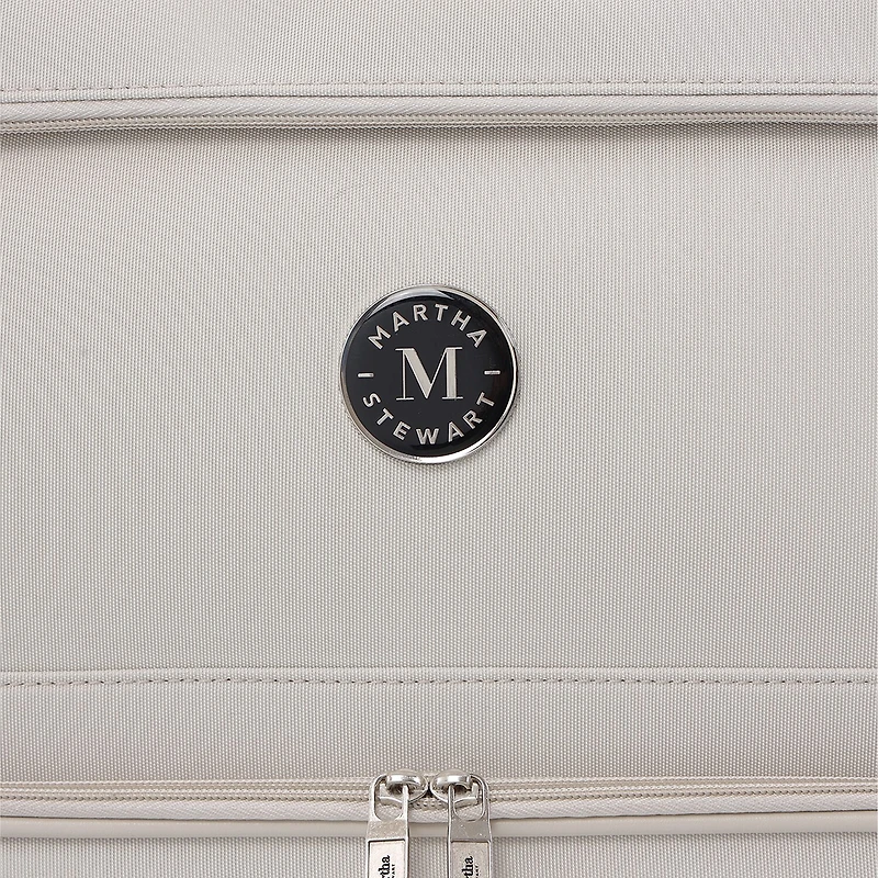 Martha Stewart 25 Inch Softside Expandable Checked Spinner Luggage