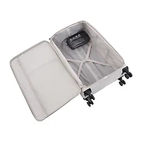 Martha Stewart 29 Inch Softside Expandable Checked Spinner Luggage
