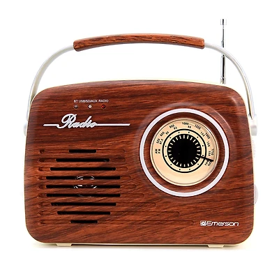 Emerson retro am/FM Radio With Bluetooth compatibility