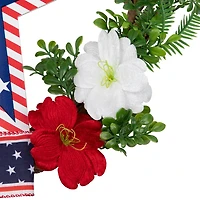 Northlight 24" Star Floral Twig Wreath