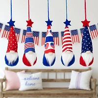 Northlight 6.5" Hearts Stars And Stripes 5-pc. 4th of July Ornament