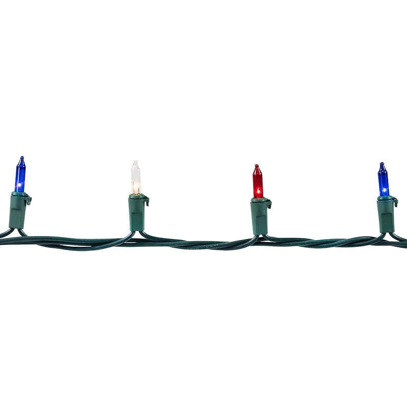 Northlight 10ft Mini - Red White And Blue String Lights