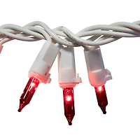Northlight 5.5ft Mini Garland - Red Clear And Blue String Lights