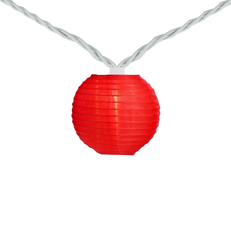 Northlight 7.5ft Paper Lantern Patio String Lights