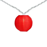 Northlight 7.5ft Paper Lantern Patio String Lights