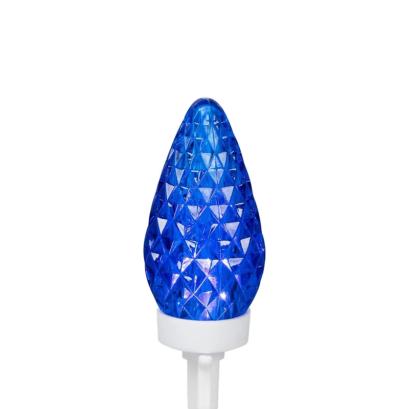 Northlight 66ft Led C9 Faceted - Red White And Blue String Lights