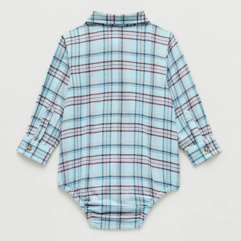 Okie Dokie Baby Boys Long Sleeve Bodysuit