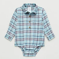 Okie Dokie Baby Boys Long Sleeve Bodysuit