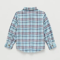 Okie Dokie Toddler & Little Boys Long Sleeve Regular Fit Flannel Shirt
