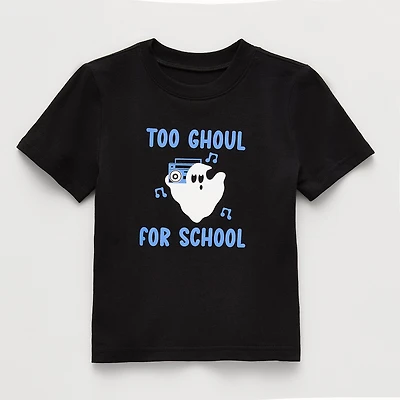 Okie Dokie Toddler & Little Boys Round Neck Short Sleeve Regular Fit Graphic T-Shirt