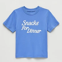 Okie Dokie Toddler & Little Boys Round Neck Short Sleeve Regular Fit Graphic T-Shirt