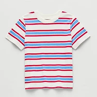 Okie Dokie Toddler & Little Boys Round Neck Short Sleeve T-Shirt