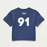 Okie Dokie Toddler & Little Boys V Neck Short Sleeve Oversized Graphic T-Shirt