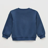 Okie Dokie Toddler & Little Girls Round Neck Long Sleeve Sweatshirt