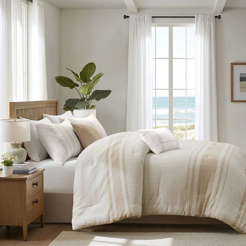 Harbor House Morgan Cotton 6-pc. Midweight Comforter Set