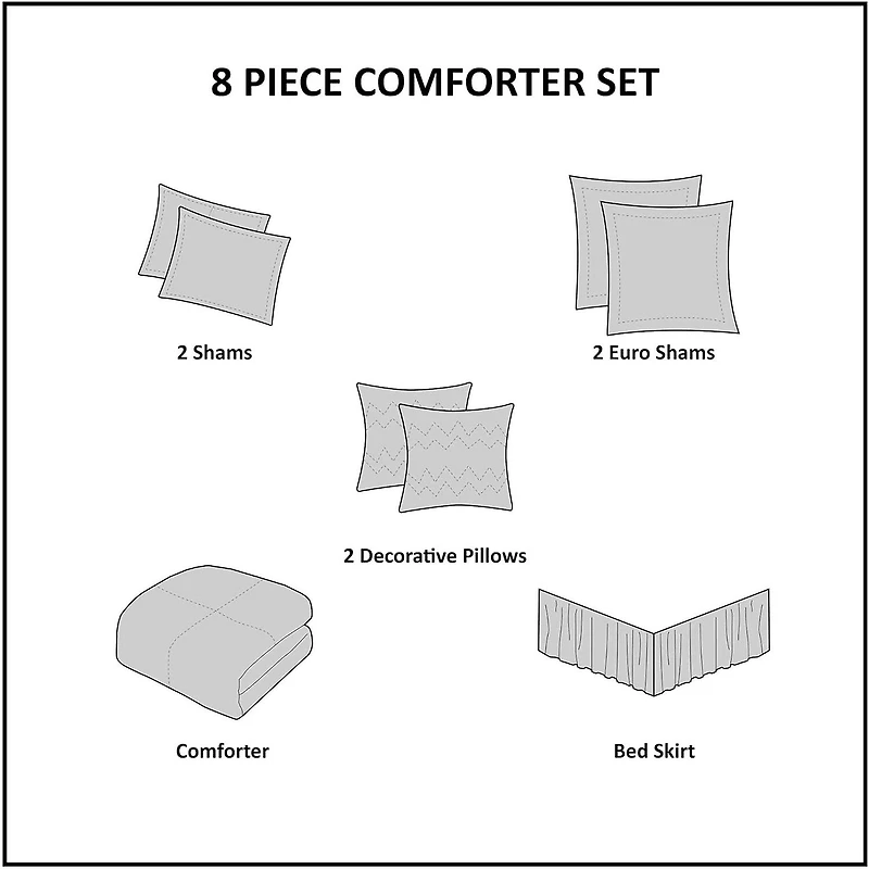 Woolrich Bitter Creek 8-pc Oversized Comforter Set