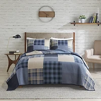 Woolrich Winter Hills Oversized Cotton 3pc Quilt Set