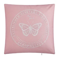 AEROPOSTALE Varsity Butterfly Soft/Medium Density Bed Pillow