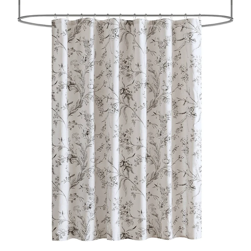 Laura Ashley Branch Toile Shower Curtain