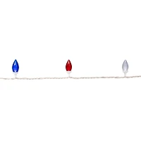Northlight 16ft Led C9 - Red White And Blue String Lights