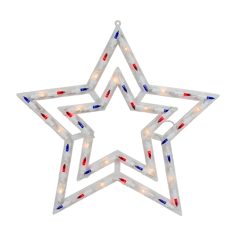 Northlight 17" Lighted Star Pre-Lit 4th of July Window Decor