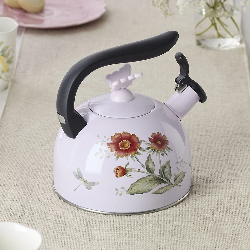 Lenox Butterfly Meadow Colors Tea Kettle
