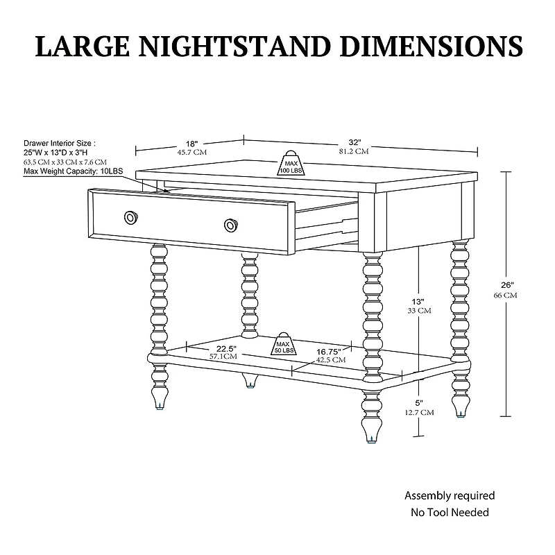 Madison Park Signature Beckett Nightstand