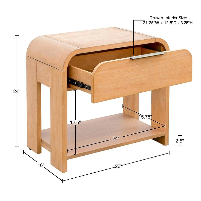 INK+IVY Jameson Nightstand