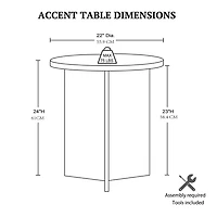 Martha Stewart Sadie Accent Table
