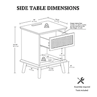 INK+IVY Teagan Side Table