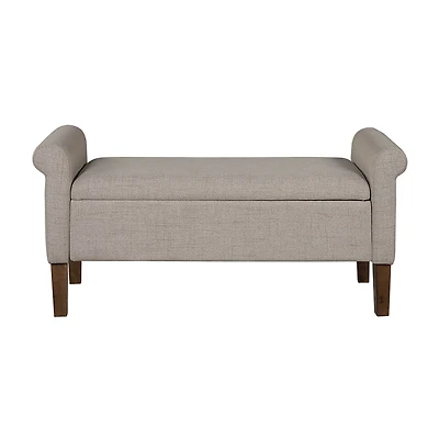 510 Design Aubrey Storage Bench in Cream