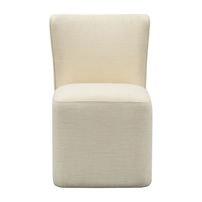 Madison Park Vela Dining Chair in Cream