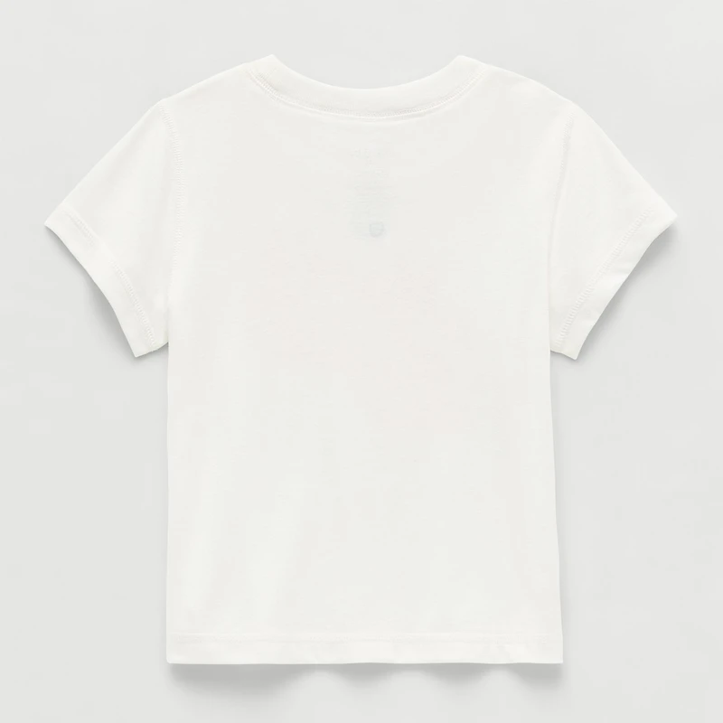 Okie Dokie Toddler Girls Easy-on + Easy-off Sensory Friendly Round Neck Short Sleeve Adaptive Regular Fit Graphic T-Shirt