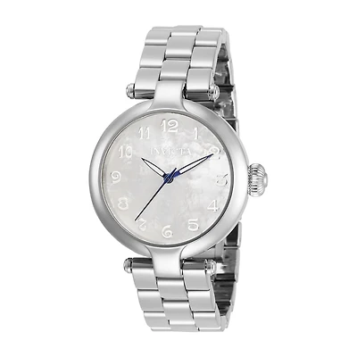 Invicta Womens Silver Tone Stainless Steel Bracelet Watch 28054