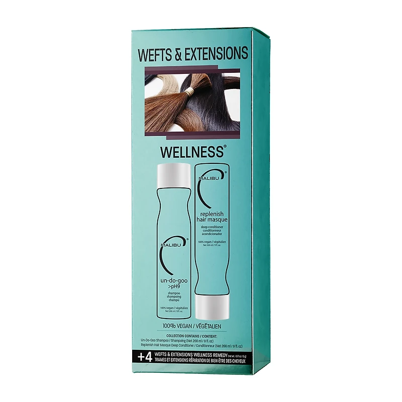 Malibu C Wefts And Extensions Wellness Collection 6-pc. Value Set 19 oz.