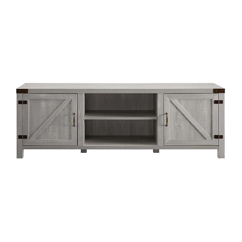 Modern Farmhouse Barndoor 70" TV Stand