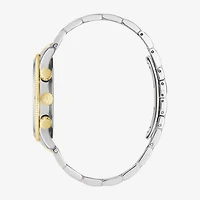 Bulova Classic Mens Chronograph Diamond Accent Two Tone Stainless Steel Bracelet Watch 98d172