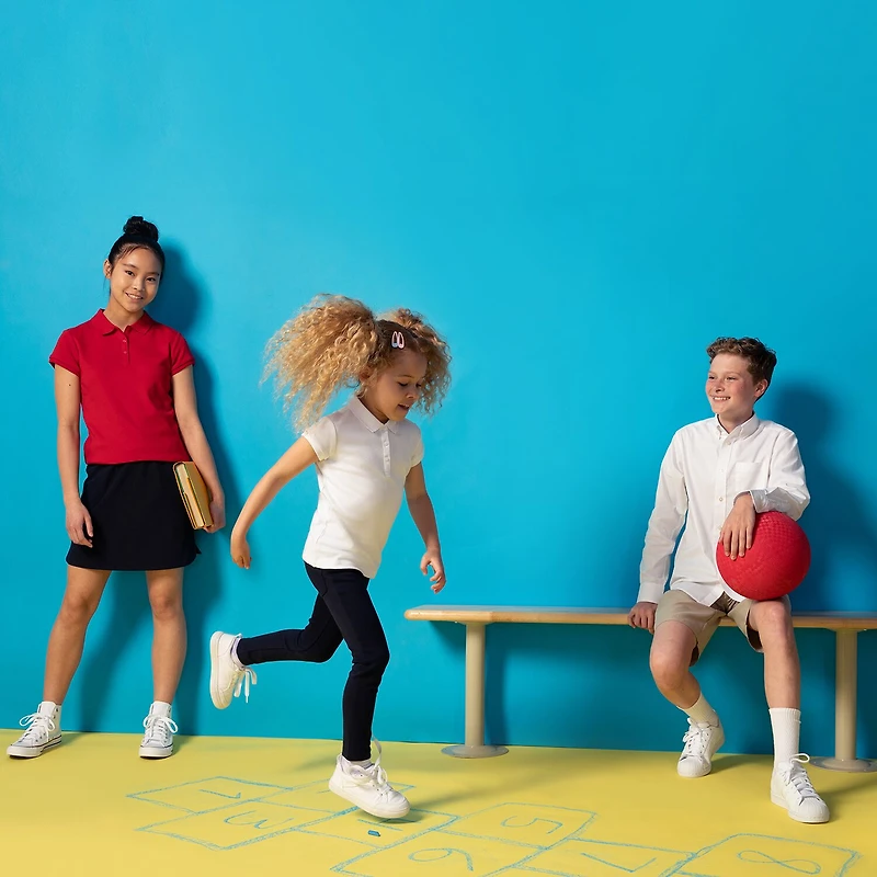 IZOD Performance Skort Little & Big Kid Girls Stretch Fabric Scooter Skirt