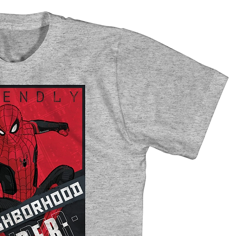 Little & Big Kid Boys Crew Neck Short Sleeve Regular Fit Spiderman Graphic T-Shirt