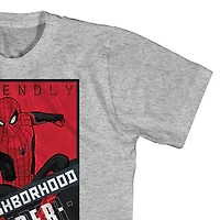 Little & Big Kid Boys Crew Neck Short Sleeve Regular Fit Spiderman Graphic T-Shirt