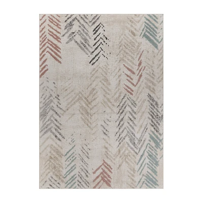 LR Home Dhara Abstract Indoor Rectangular Area Rug