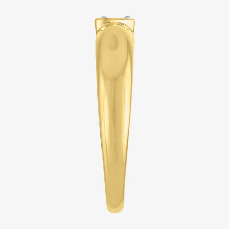 Diamond Addiction Heart (G-H, Si2-I1) Womens 4.5MM 1/10 CT. T.W. Lab Grown White 10K Gold Band